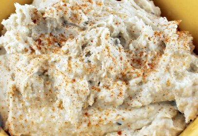 White bean pate.