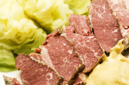 Corned beef and cabbage - image.