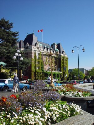 The Empress Hotel in Victoria.