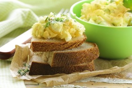 Tofu egg salad sandwich.
