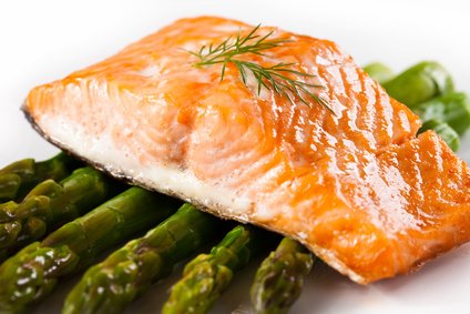 Salmon helps fight inflammation and Alzheimer's Disease.