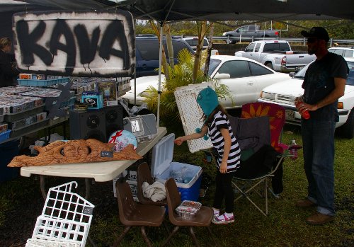 Kava Bar at the farmers market.