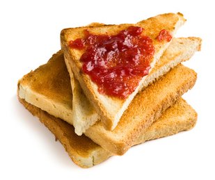 Toast and lots of jam.