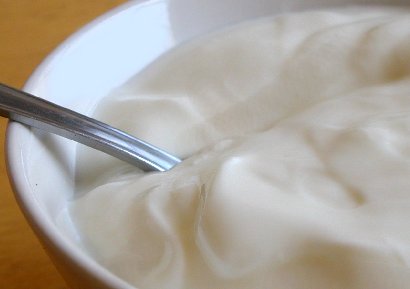 Plain yogurt.